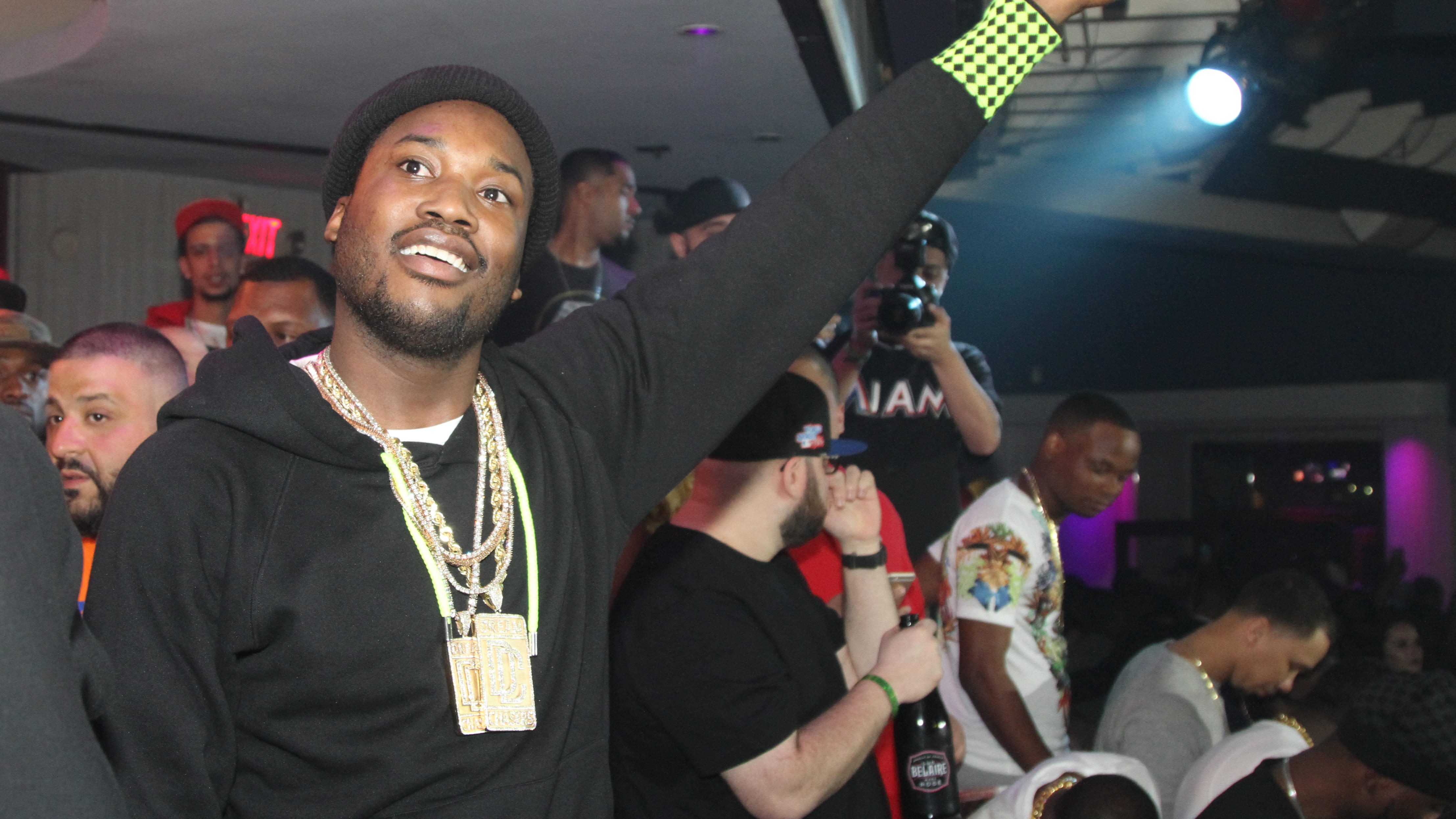 DJ Khaled & Meek Mill Perform At Cafe Iguana