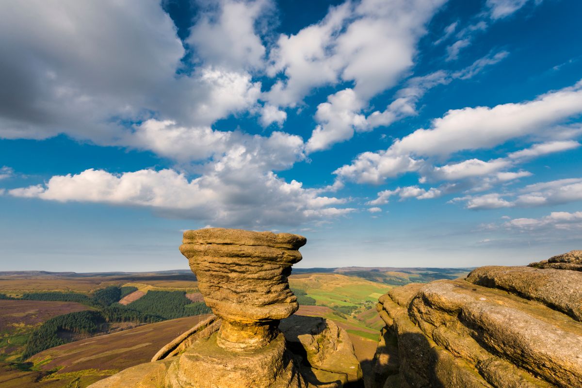 Fairbrooke Naize rocks, Kinda Scout. English Peak District. UK.