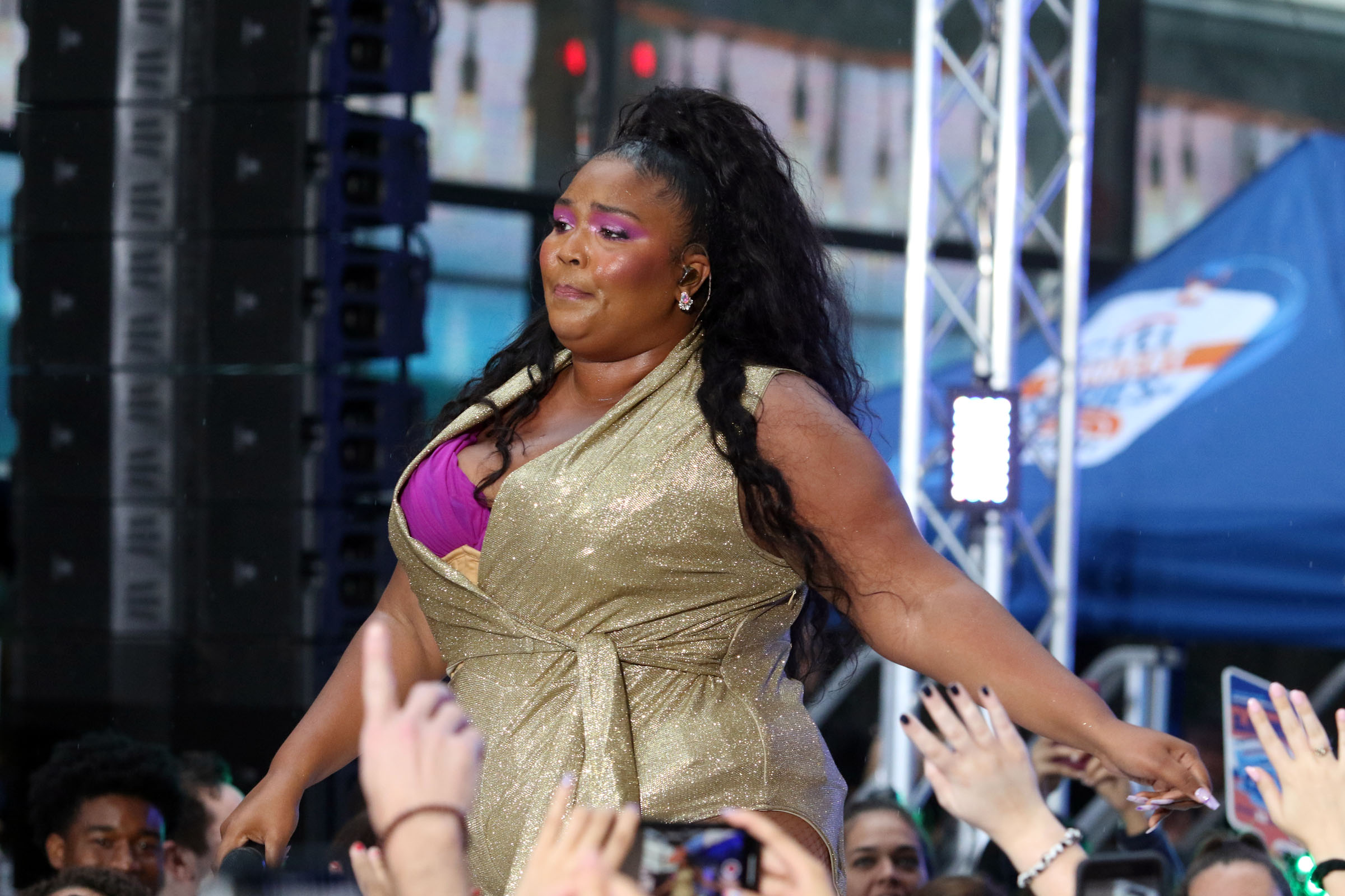 Singer LIZZO Performs Live on NBC's "TODAY"\nRockefeller Plaza\nNew York, NY\nAugust 23, 2019