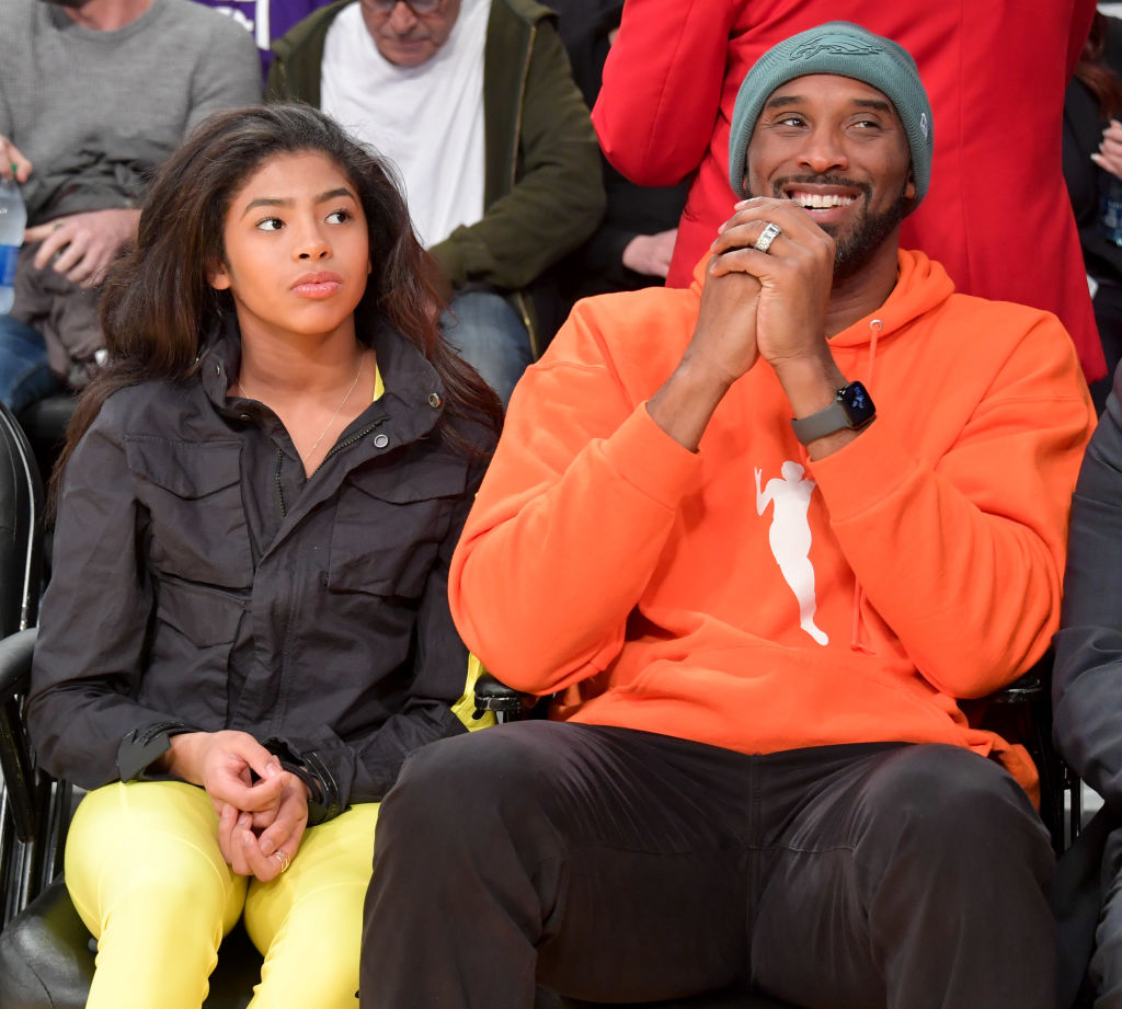 Celebrities At The Los Angeles Lakers Game